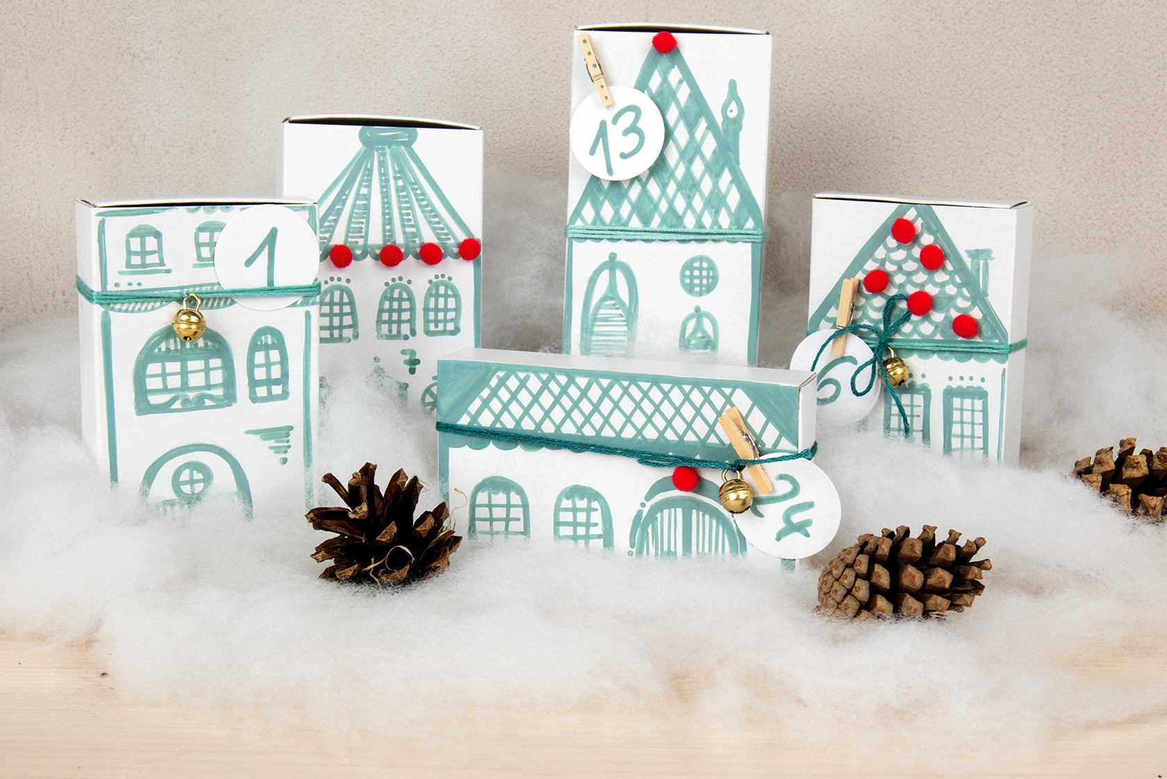 Adventskalender basteln mit JUMBO
