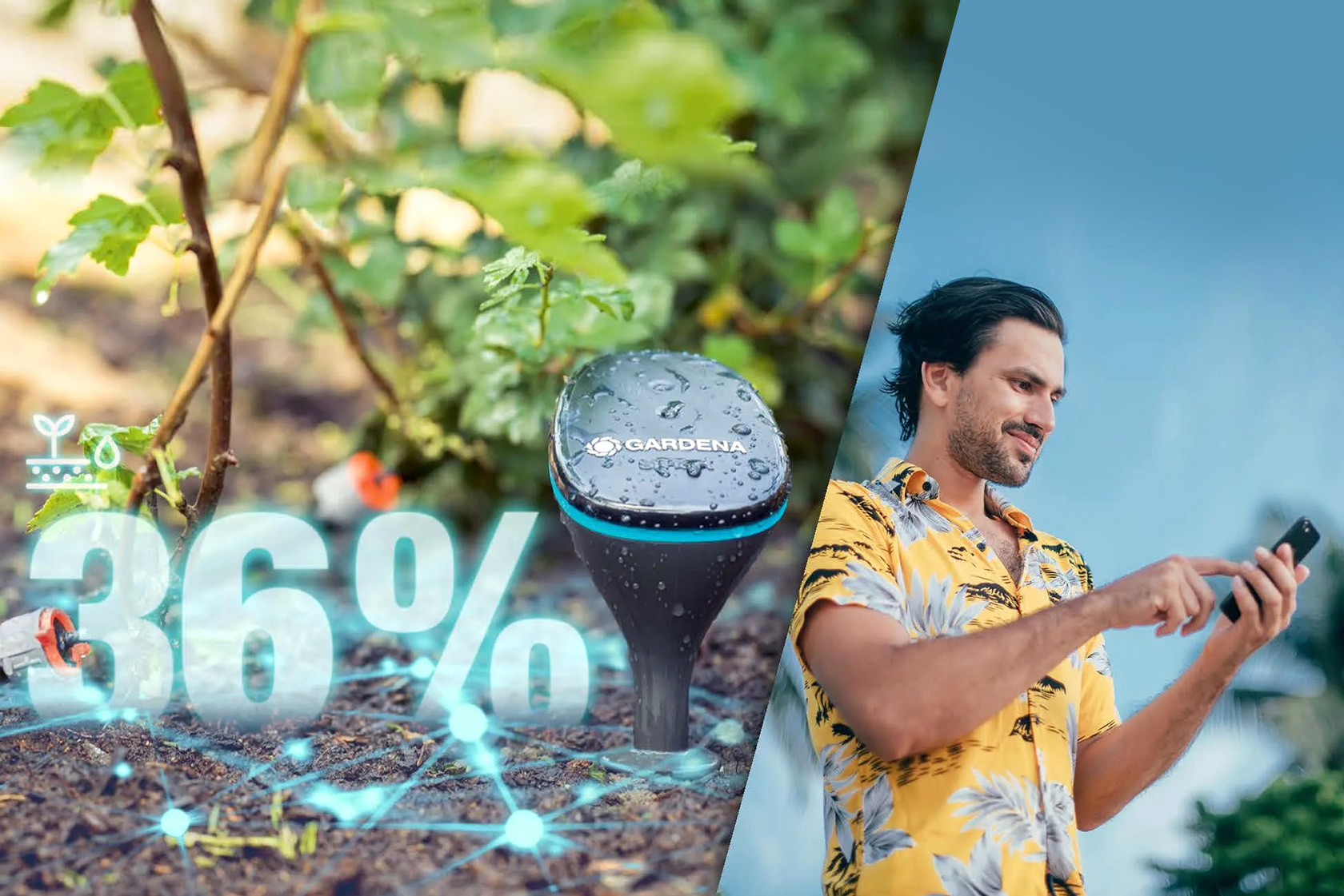 Smart Gardening Digital bewässern und automatisch Rasen mähen JUMB