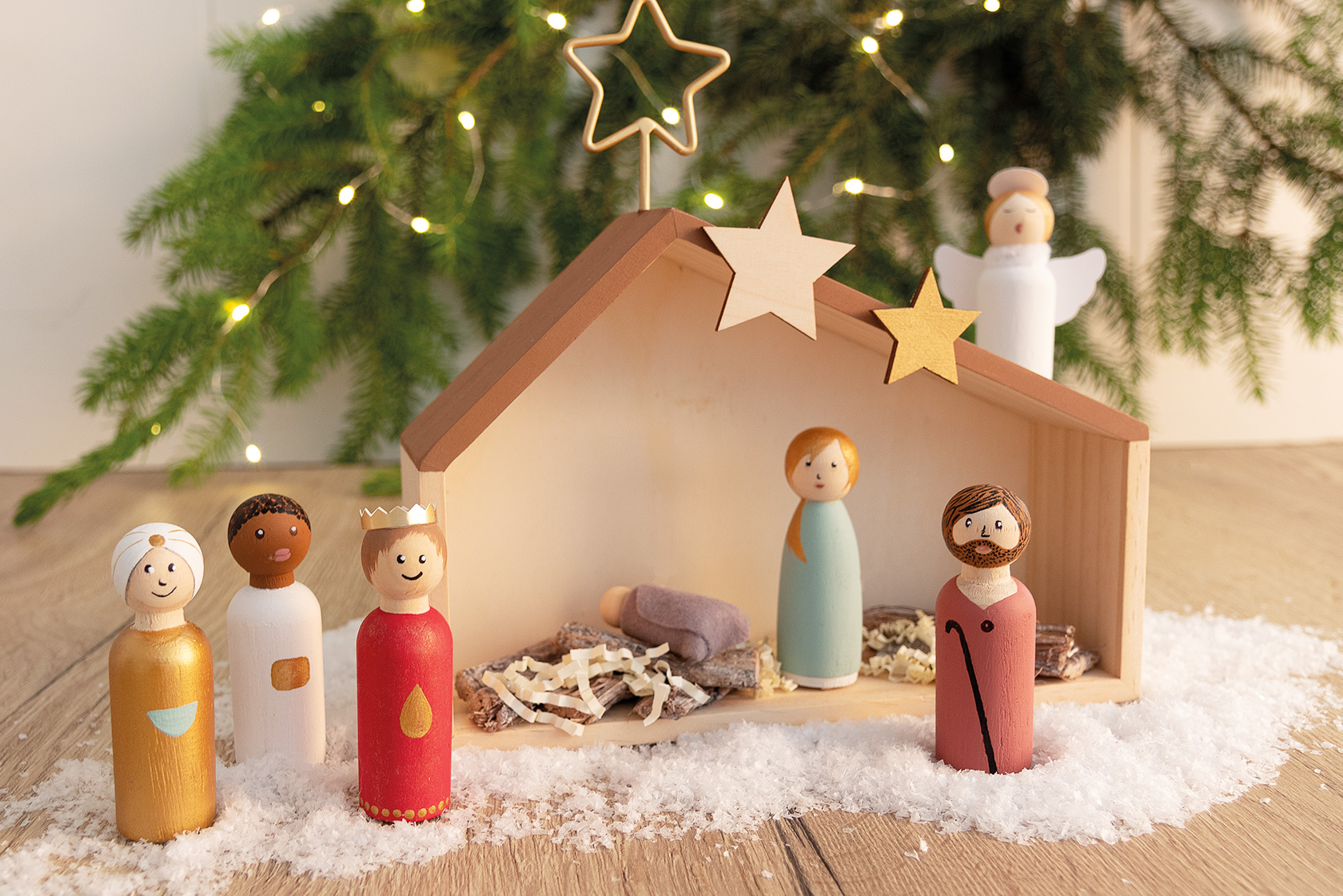 Décorations en bois pour le sapin de Noël - Blog