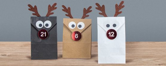 Adventskalender Rentier Basteln