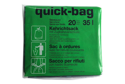 Image of Qualité & Prix Quick-Bag Kehrichtsack 35L 20 Stück bei JUMBO
