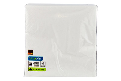 Image of Oecoplan Servietten weiss 33cm 50 Stück bei JUMBO