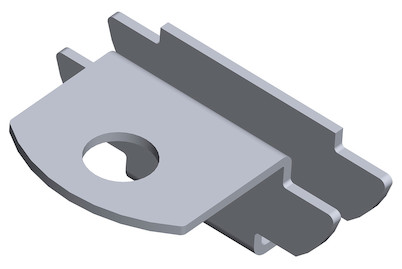 Image of Einsteckhalter einseitig Metall bei JUMBO