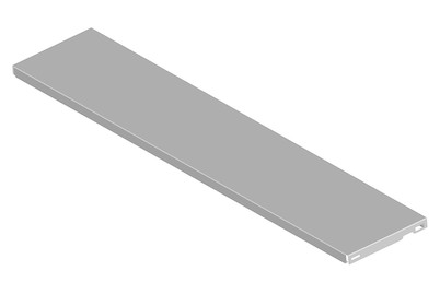 Image of Stahlboden 80x20 cm weiss bei JUMBO