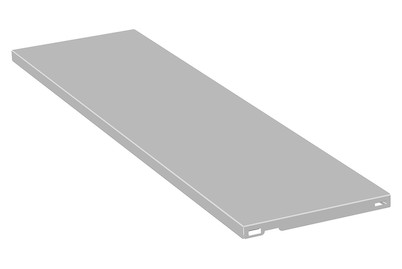 Image of Stahlboden 80x25 cm weiss bei JUMBO
