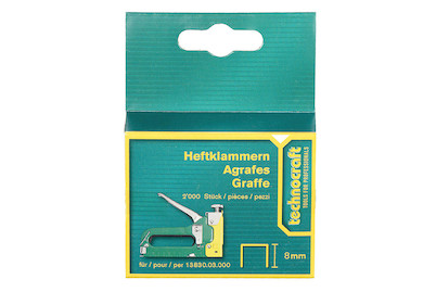 Image of Technocraft Heftklammern 8 mm bei JUMBO