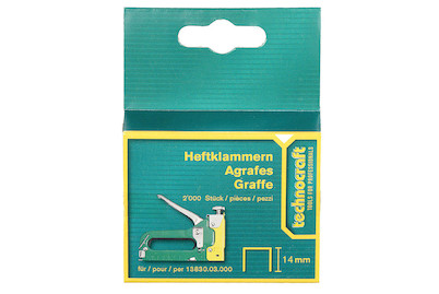 Image of Technocraft Heftklammern 14 mm bei JUMBO