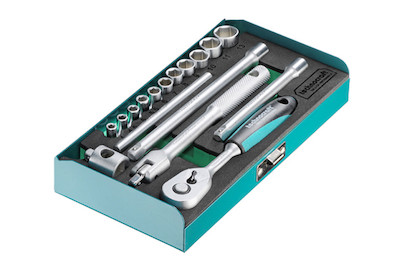 Image of Technocraft Steckschlsatz 17-teilig 1/4 bei JUMBO