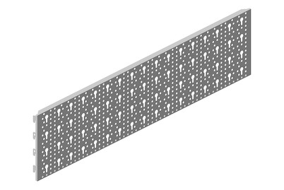 Image of Lochplatte Blech 80x20 cm weiss bei JUMBO