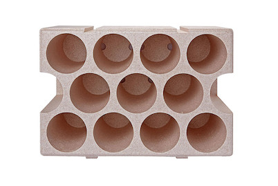 Image of Styropor-Flaschengestell beige bei JUMBO