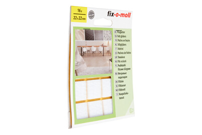 Image of Filzgleiter weiss 22x22 mm bei JUMBO
