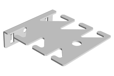 Image of Werkzeughalter 6-Fach Weiss 63 x 75 mm bei JUMBO