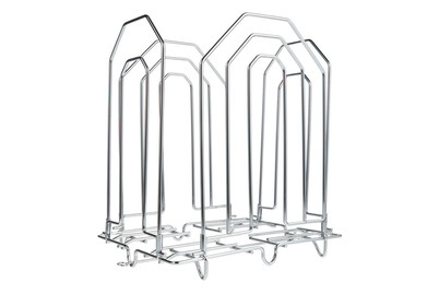 Image of Zeitungsstapler zerlegbar Chrom bei JUMBO