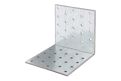 Image of Lochplattenwinkel Stahl 100x100x100x2.5 mm bei JUMBO
