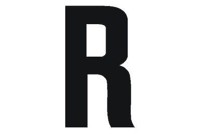 Image of Folienbuchstabe R 95 mm schwarz bei JUMBO
