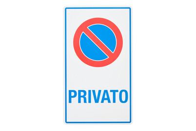Image of Schild Privato + Symbol 330x190x1 mm bei JUMBO