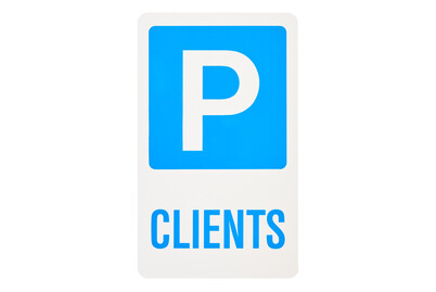 Image of Schild P Clients bei JUMBO