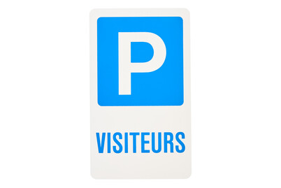 Image of Schild P Visiteurs bei JUMBO