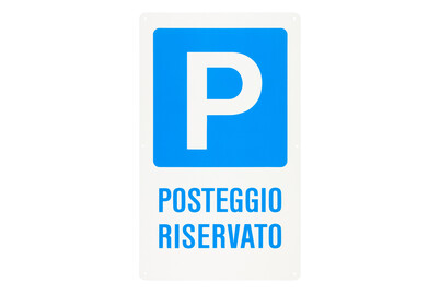 Image of Schild Parcheggio riservato bei JUMBO