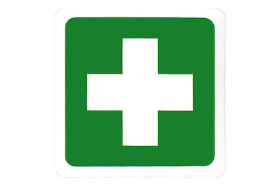Image of Schild Erste Hilfe Kreuz bei JUMBO