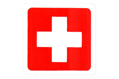 Image of Schild Schweizer Kreuz bei JUMBO