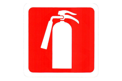 Image of Schild Feuerlöscher bei JUMBO