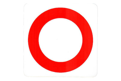 Image of Schild Fahrverbot 75x75x0.4 mm bei JUMBO