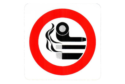 Image of Schild Rauchverbot 75x75x0.4 mm bei JUMBO