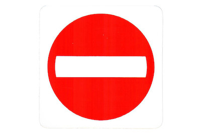 Image of Schild Einbahn 152x152x0.4 mm bei JUMBO