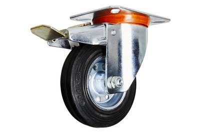 Image of Transportlenkrolle + Feststeller 100 mm bei JUMBO