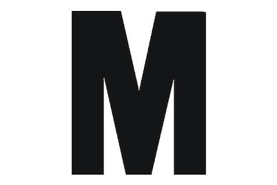 Image of Folienbuchstabe M 30 mm schwarz bei JUMBO