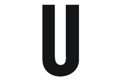 Image of Folienbuchstabe U 30 mm schwarz bei JUMBO