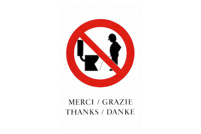 Image of Schild Bitte näher treten bei JUMBO