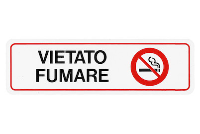 Image of Schild Vietato fumare + Symbol