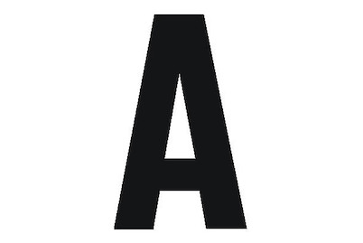 Image of Folienbuchstabe A 60 mm schwarz bei JUMBO