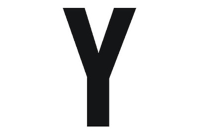 Image of Folienbuchstabe Y 60 mm schwarz bei JUMBO