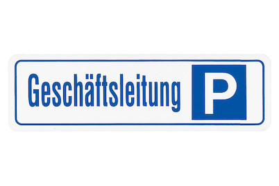 Image of Schild P Geschäftsleitung 330x95x1 mm bei JUMBO