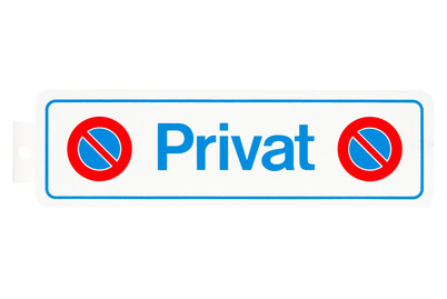 Image of Schild Privat + Parkverbot-Symbol bei JUMBO