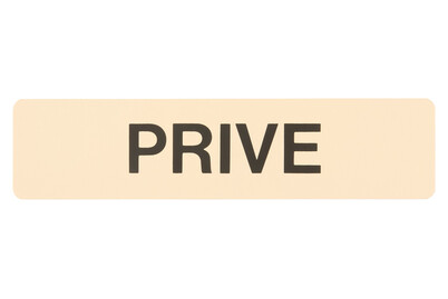 Image of Schild Privée 245x58x1 mm bei JUMBO
