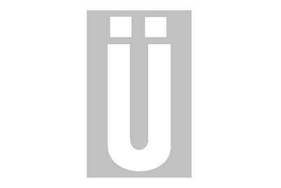 Image of Folienbuchstabe Ü 30 mm weiss bei JUMBO
