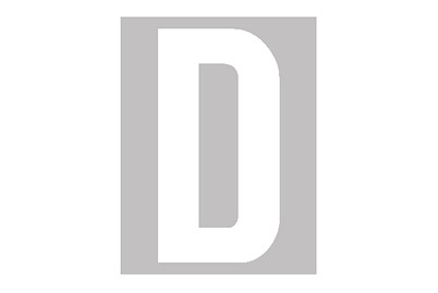 Image of Folienbuchstabe D 60 mm weiss bei JUMBO