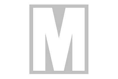 Image of Folienbuchstabe M 60 mm weiss bei JUMBO