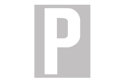 Image of Folienbuchstabe P 60 mm weiss bei JUMBO