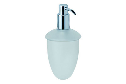 Image of Diaqua Seifensp. mit Metallpumpe weiss frosted/chrom bei JUMBO