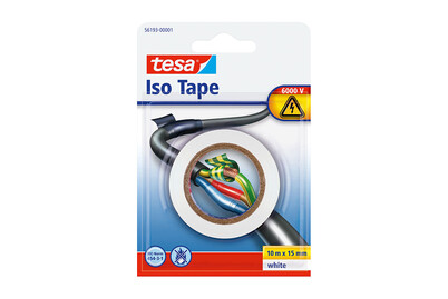Image of Tesa Isolierband Iso Tape 10 m x 15 mm weiss bei JUMBO