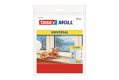 Image of Tesamoll Schaumstoffdichtung für Fenster und Türen I-Profil 10 m x 15 mm x 6 mm weiss bei JUMBO