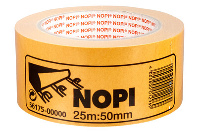 Image of Nopi doppelseitiges Klebeband 25 m x 50 mm bei JUMBO