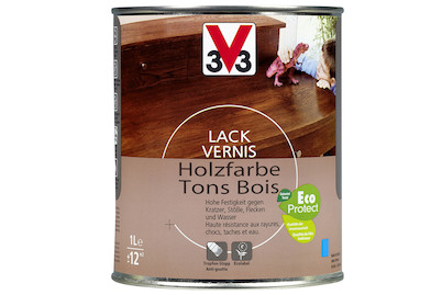 Image of V33 Lack Holzfarbe satiniert 1 l 63 Kirsche bei JUMBO