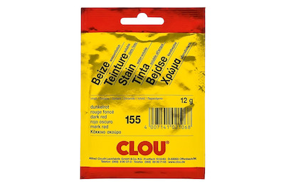 Image of Clou Wasserbeize 155 dunkelrot bei JUMBO
