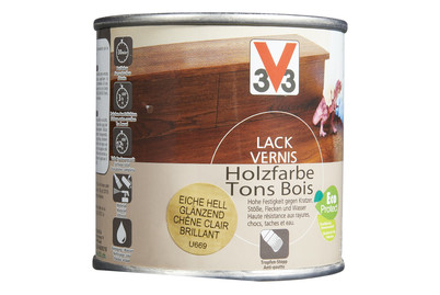 Image of V33 Lack Holzfarbe 0.25 l 71 Eiche glanz hell bei JUMBO
